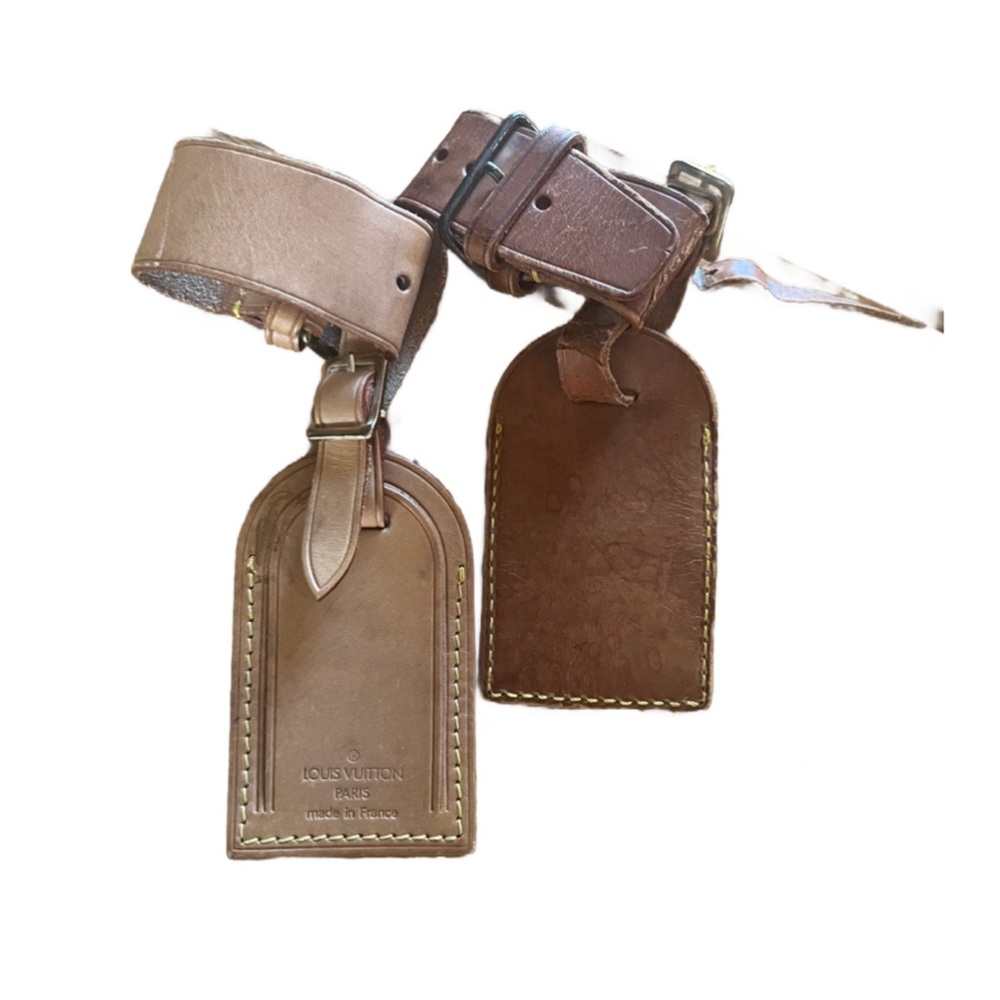 Authentic Louis Vuitton name tags 2 sets